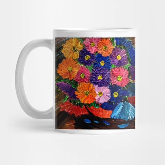 Fun and cheerful flowers by kkartwork